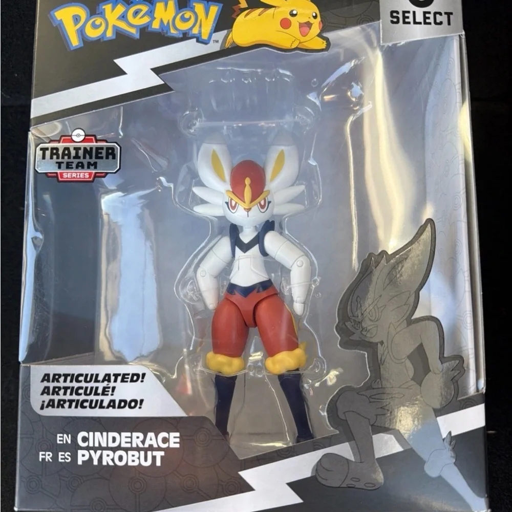 Pokemon Select Trainer Team Series Cinderace Articulated Figure Jazwares‎ Series